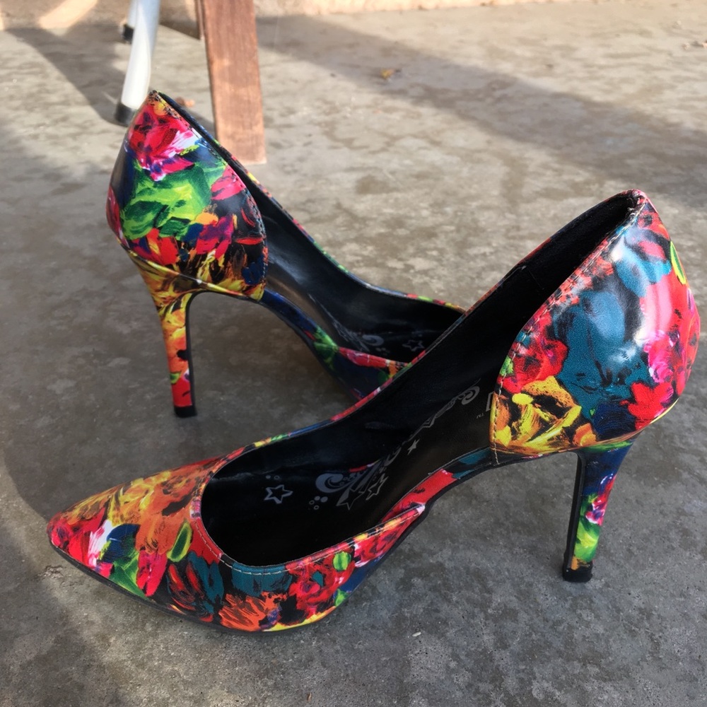 Floral Heels